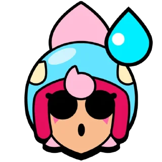 😰 emoji Janet Telegram sticker 8 of 72