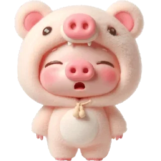 😴 emoji Свинюшки-медведи @Nyasticks Telegram sticker 16 of 35