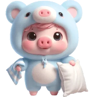 🥱 emoji Свинюшки-медведи @Nyasticks Telegram sticker 20 of 35