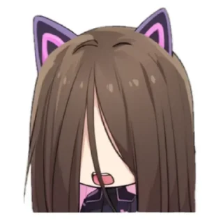 😨 emoji Julenciia twitch ^^, кьют оняме Юля Никольская пак Telegram sticker 9 of 42