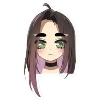 Sticker from Julenciia twitch ^^, кьют оняме Юля Никольская пак