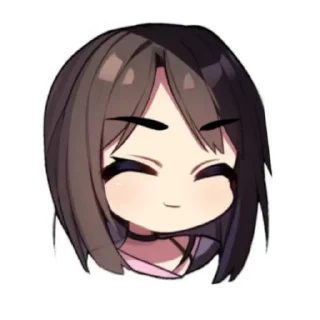 ☺ emoji Julenciia twitch ^^, кьют оняме Юля Никольская пак Telegram sticker 12 of 42