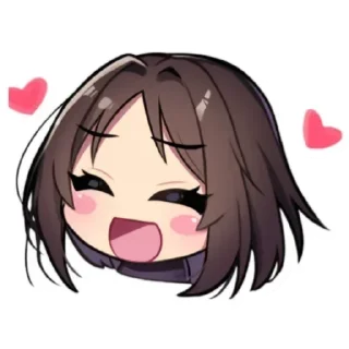 🥰 emoji Julenciia twitch ^^, кьют оняме Юля Никольская пак Telegram sticker 8 of 42