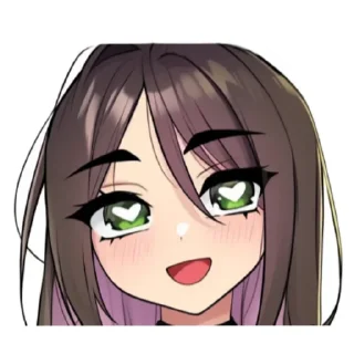 Sticker from Julenciia twitch ^^, кьют оняме Юля Никольская пак