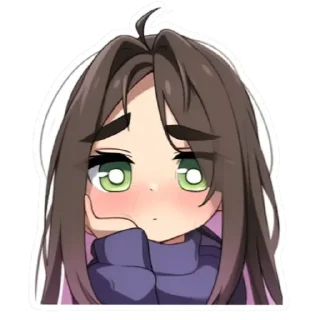 🙄 emoji Julenciia twitch ^^, кьют оняме Юля Никольская пак Telegram sticker 18 of 42