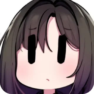 🫣 emoji Julenciia twitch ^^, кьют оняме Юля Никольская пак Telegram sticker 19 of 42