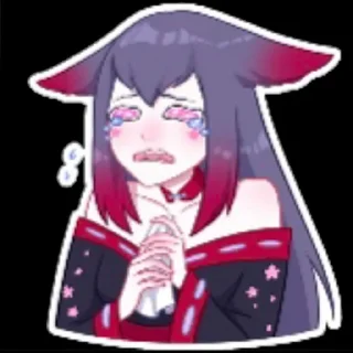 😭 emoji Mari💞 Telegram sticker 16 of 29