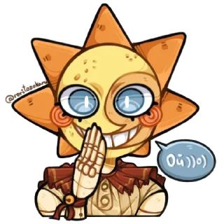 🤭 emoji Sundrop and Moondrop by roritozokaru Telegram sticker 2 of 12