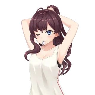 ❤️ emoji @anime_stiks Оняме 2.0 Telegram sticker 6 of 20