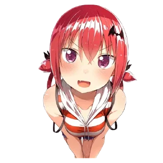 ❤️ emoji @anime_stiks Оняме 2.0 Telegram sticker 7 of 20