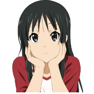 ❤️ emoji @anime_stiks Оняме 2.0 Telegram sticker 11 of 20