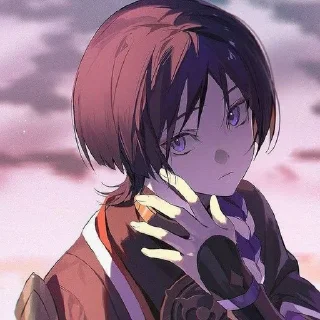 Sticker from Скарамучча -> @animebotsa