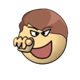 🫵 emoji kussia дурак !! @blyadychan Telegram sticker 20 of 25