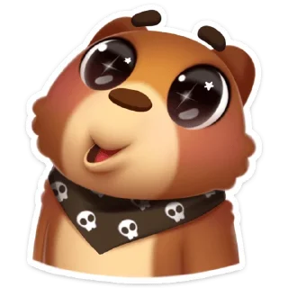 Sticker from Мишка Мотя :: @stickroom