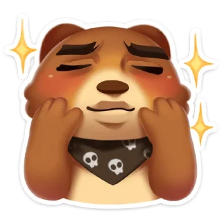 Sticker from Мишка Мотя :: @stickroom