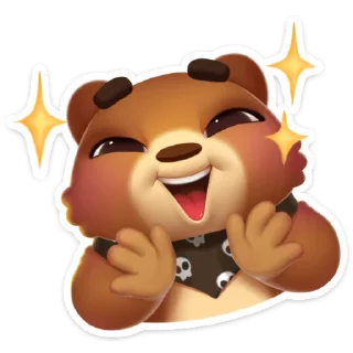 🤗 emoji Мишка Мотя :: @stickroom Telegram sticker 12 of 56