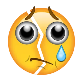 😢 emoji Стикеры от AquatiCult Telegram sticker 16 of 72