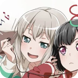 Sticker from Aoba Moka by @mimoruty