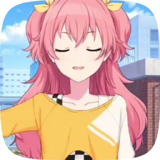 Sticker from momoi airi @emostickersbangdream