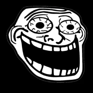 😂 emoji trollface Telegram sticker 24 of 39
