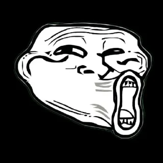 😂 emoji trollface Telegram sticker 14 of 39