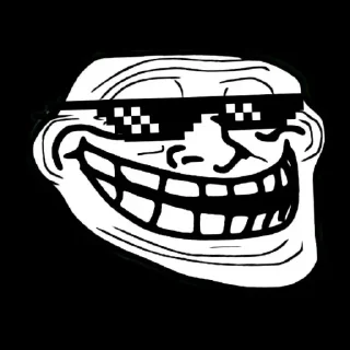 😂 emoji trollface Telegram sticker 15 of 39