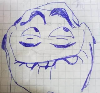 Sticker from Trollface
