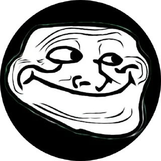 Sticker from trollface