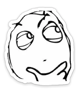 Sticker from Trollface