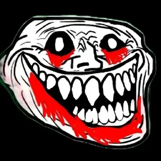 Sticker from trollface