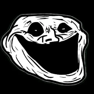 😂 emoji trollface Telegram sticker 5 of 39