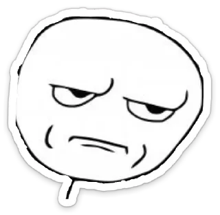 Sticker from Trollface