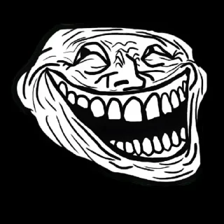 😂 emoji trollface Telegram sticker 10 of 39