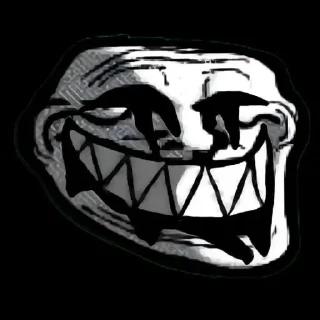 😂 emoji trollface Telegram sticker 7 of 39
