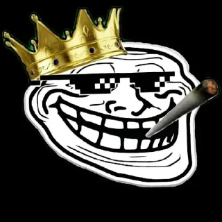 😂 emoji trollface Telegram sticker 9 of 39