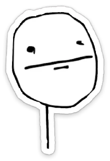 Sticker from Trollface