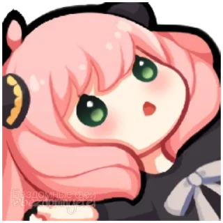 😒 emoji :     ° @bezdomnyefei °     : [ Anya ] Telegram sticker 18 of 28
