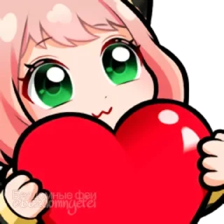 ☺️ emoji :     ° @bezdomnyefei °     : [ Anya ] Telegram sticker 20 of 28