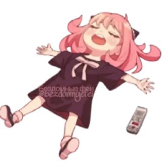 😌 emoji :     ° @bezdomnyefei °     : [ Anya ] Telegram sticker 23 of 28