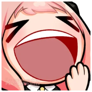 Sticker from :     ° @bezdomnyefei °     : [ Anya ]