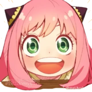 🥹 emoji :     ° @bezdomnyefei °     : [ Anya ] Telegram sticker 24 of 28
