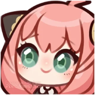 ☺️ emoji :     ° @bezdomnyefei °     : [ Anya ] Telegram sticker 6 of 28