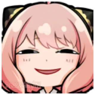 🙂 emoji :     ° @bezdomnyefei °     : [ Anya ] Telegram sticker 12 of 28
