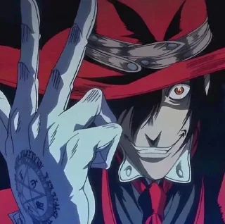 ⭐️ emoji Hellsing @animesticks_bot Telegram sticker 1 of 67
