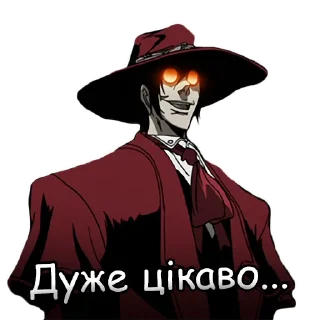 Sticker from hellsing