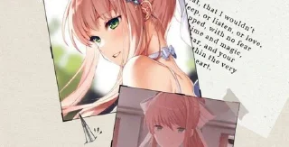 👙 emoji Just Monika t.me/dokidoki1ovee Telegram sticker 14 of 38