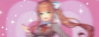 👱‍♀ emoji Just Monika t.me/dokidoki1ovee Telegram sticker 23 of 38