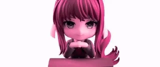 👜 emoji Just Monika t.me/dokidoki1ovee Telegram sticker 24 of 38