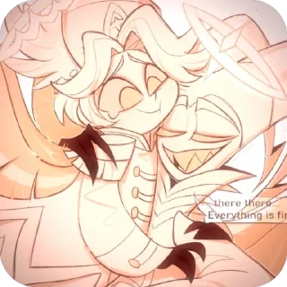 Sticker from Abel Hazbin hotel @Q;qwq