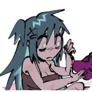 😳 emoji Медузкины стикеры Telegram sticker 20 of 47